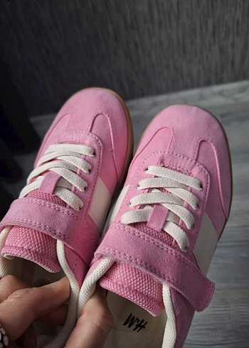 H&M Pastel pembe renkte, yumuşak kauçuk tabanlı kız çocuk spor - Görsel 6