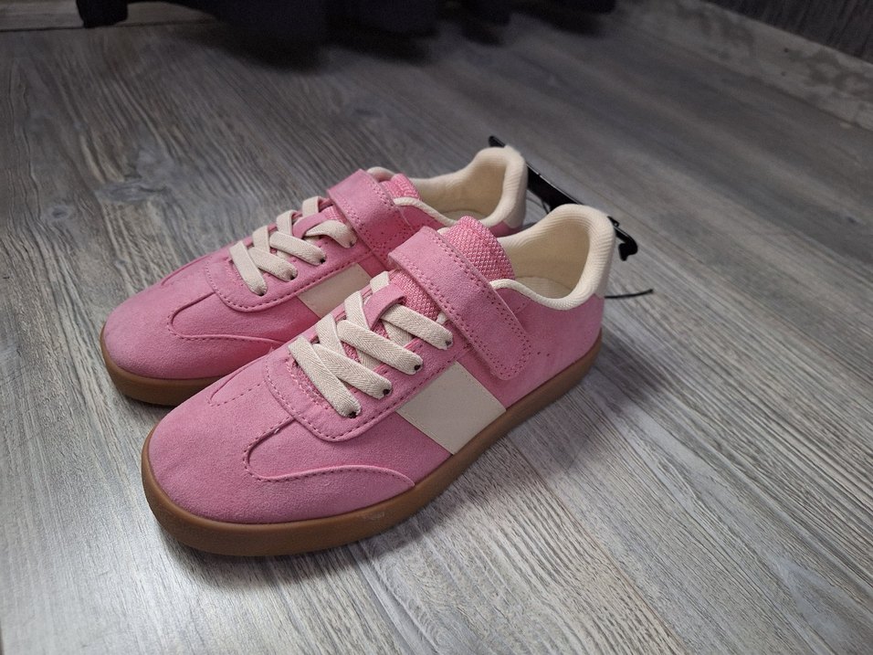H&M Pastel pembe renkte, yumuşak kauçuk tabanlı kız çocuk spor - Görsel 3