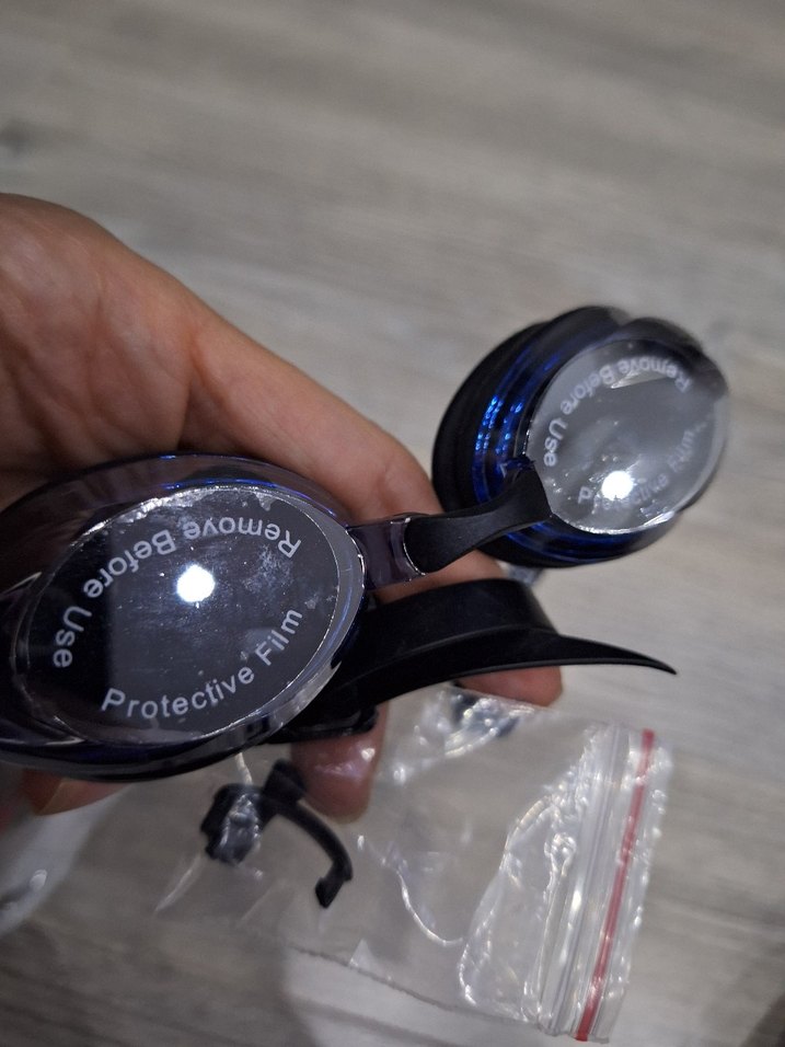 Fermuarlı Siyah Yüzücü Gözlüğü - Görsel 5