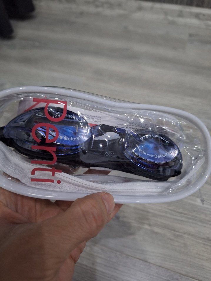 Fermuarlı Siyah Yüzücü Gözlüğü - Görsel 2