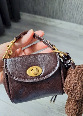 Kahverengi Ponponlu Kadın Anahtarlık - Görsel 7