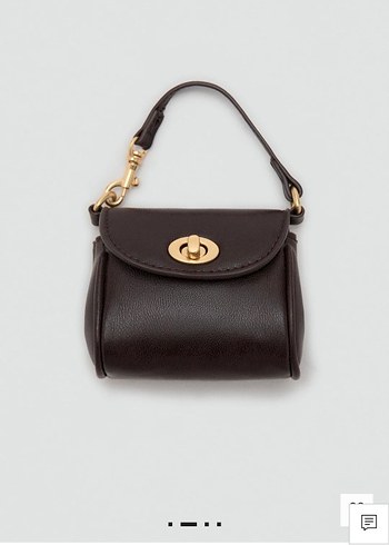 Kahverengi Ponponlu Kadın Anahtarlık - Görsel 2