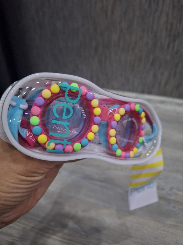 Renkli Boncuklu Pop Kültür Yüzücü Gözlüğü - Görsel 5