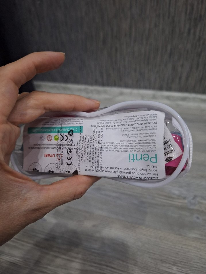 Renkli Boncuklu Pop Kültür Yüzücü Gözlüğü - Görsel 4