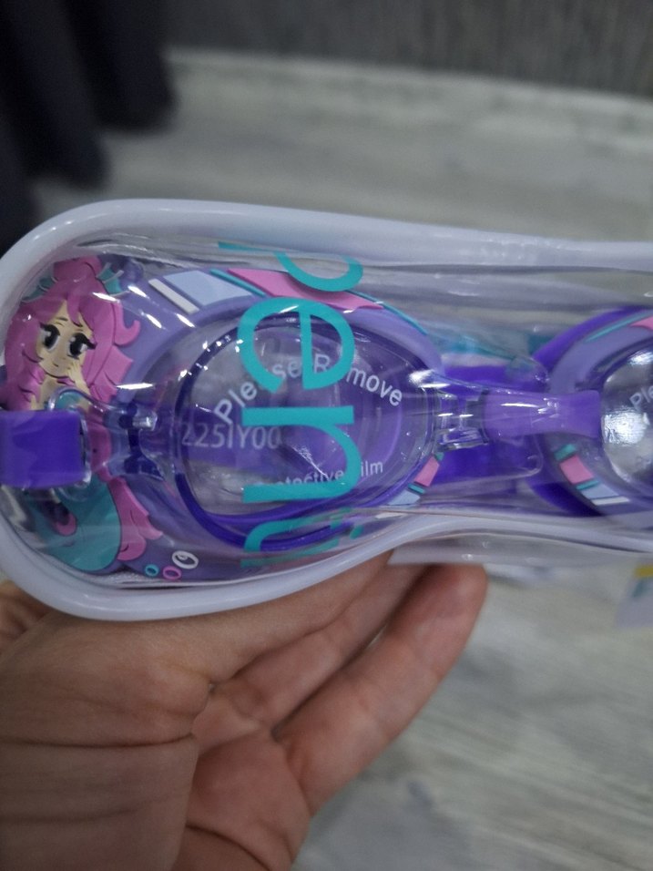 Penti Balık kız figürlü Mor renkli, bağcıklı elastik bantlı, - Görsel 2