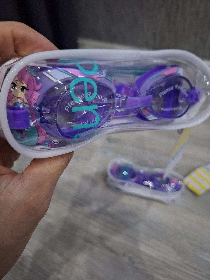 Penti Balık kız figürlü Mor renkli, bağcıklı elastik bantlı, - Görsel 5