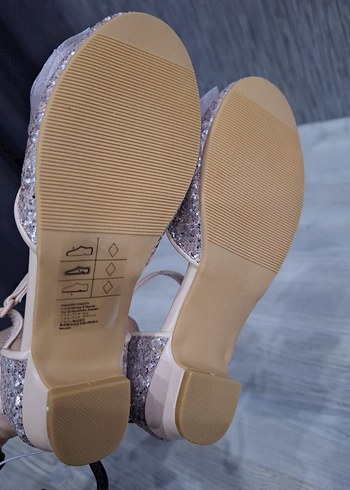 Pembe Nakışlı Kız Çocuk Babet Ayakkabı - Görsel 8