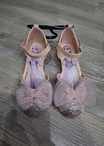 Pembe Nakışlı Kız Çocuk Babet Ayakkabı - Görsel 6