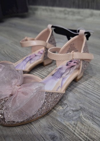 Pembe Nakışlı Kız Çocuk Babet Ayakkabı - Görsel 5