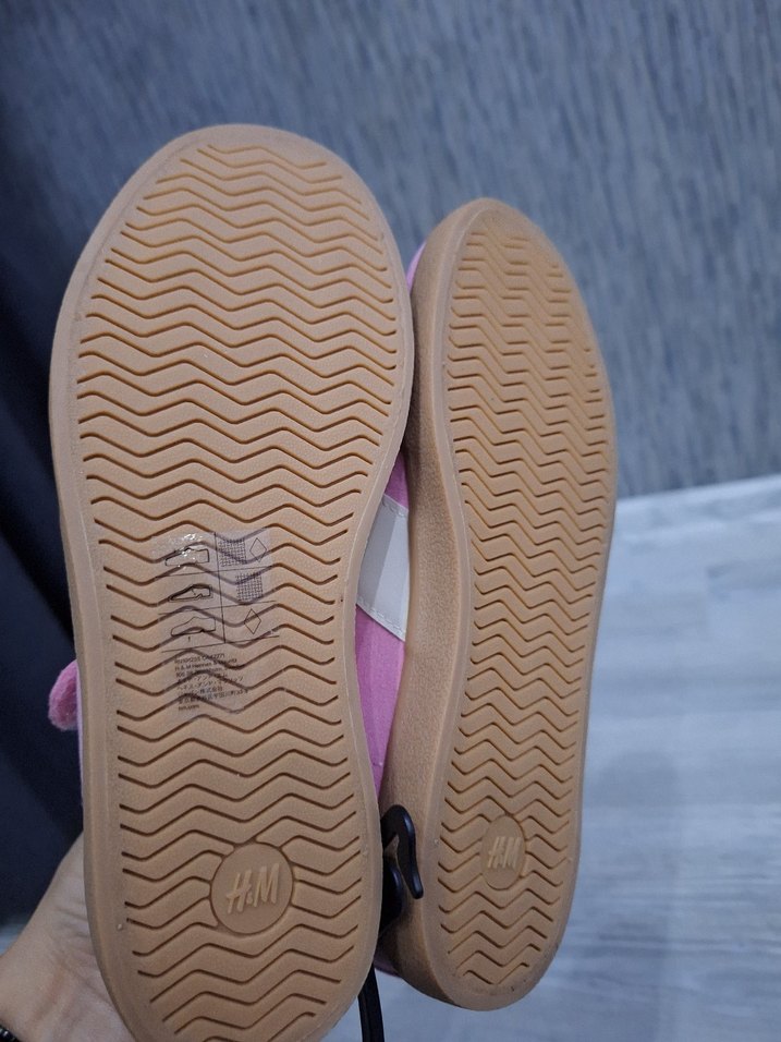 Kız Çocuk Pembe Cırt Cırtlı Spor Ayakkabı - Görsel 5