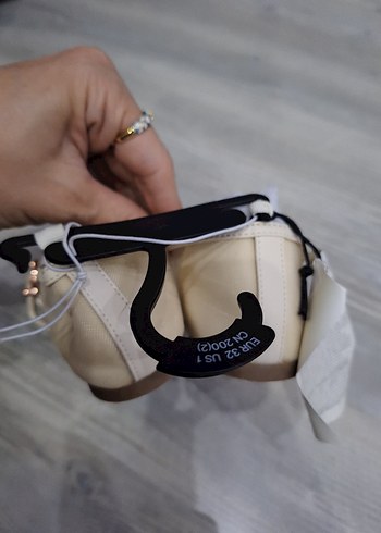 Bej Kemerli Kız Babet Ayakkabı - Görsel 3