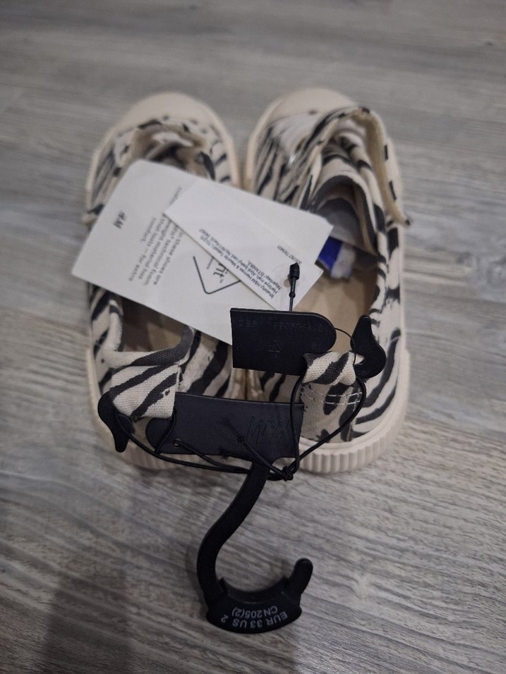 Zebra Desenli Yüksek Topuklu Kadın Spor Ayakkabı - Görsel 4