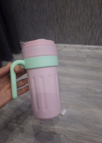 Vagonlife Pastel Pembe Çocuk Termos - Görsel 2