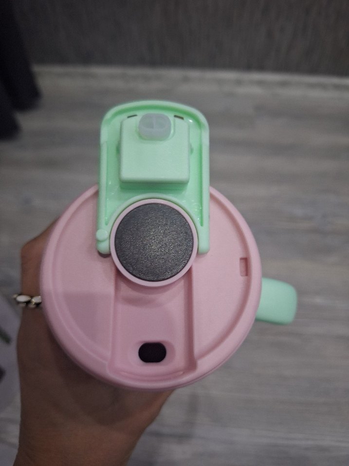 Vagonlife Pastel Pembe Çocuk Termos - Görsel 3