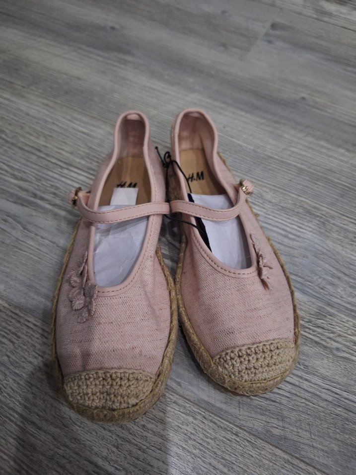 Nakışlı Pembe Kız Babet Ayakkabı - Görsel 5