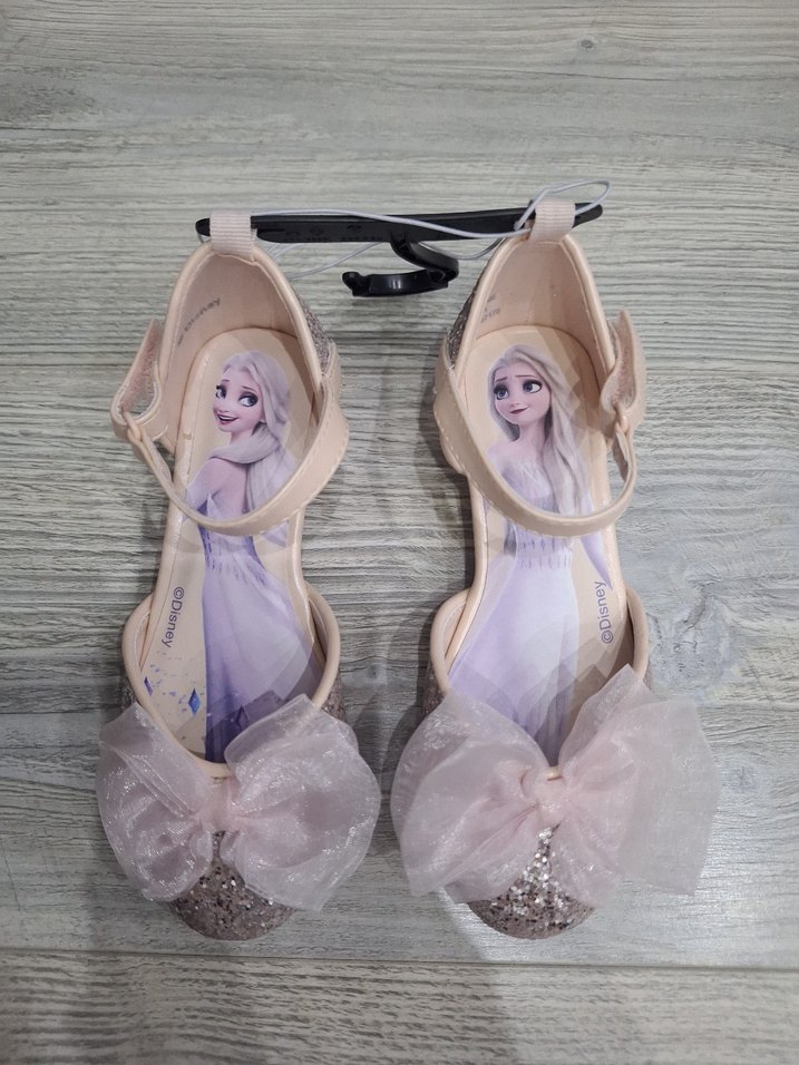 Pembe Nakışlı Fiyonklu Kız Babet Ayakkabı - Görsel 2