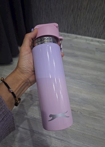 Pastel Mor Çocuk Termos Şişe - Görsel 8