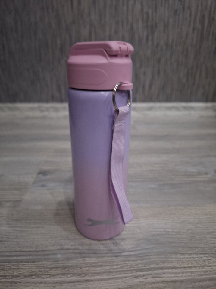 Pastel Mor Çocuk Termos Şişe - Görsel 4