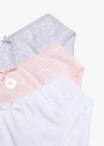 Pastel Renkli Midi Kadın Külot Seti - Görsel 5