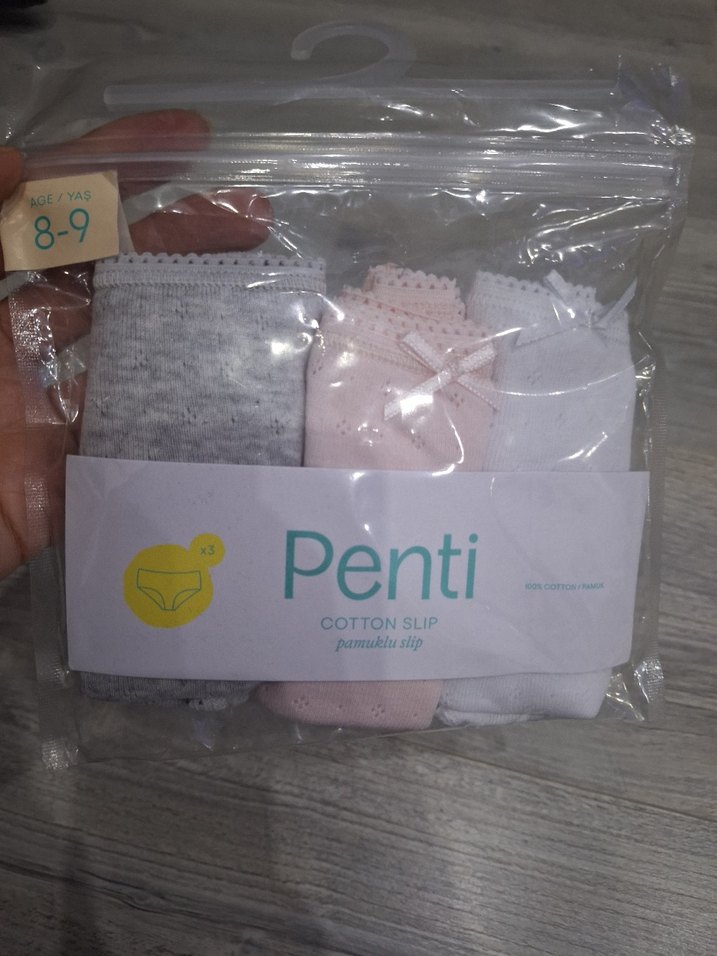 Pastel Renkli Midi Kadın Külot Seti - Görsel 4