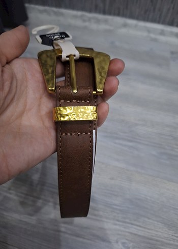 Defacto Kahverengi Deri Kadın Kemer - Görsel 2