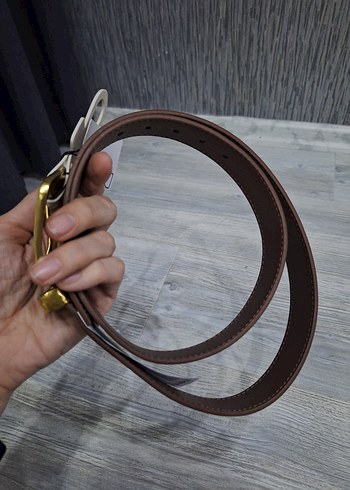 Defacto Kahverengi Deri Kadın Kemer - Görsel 3