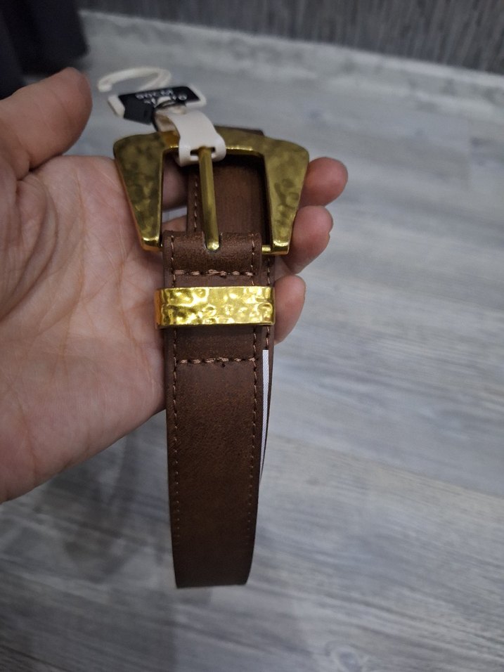 Defacto Kahverengi Deri Kadın Kemer - Görsel 2