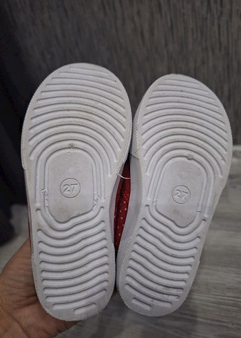 Kız Çocuk Nakışlı Kırmızı Spor Ayakkabı - Görsel 5