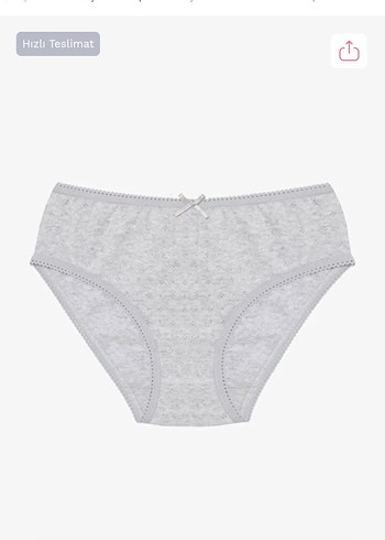 3'lü Pastel Renk Midi Çoçuk Külot Seti - Görsel 2