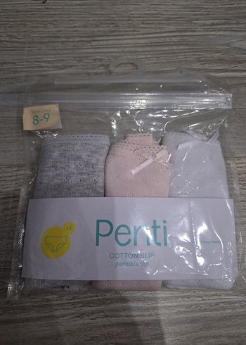 3'lü Pastel Renk Midi Çoçuk Külot Seti - Görsel 4