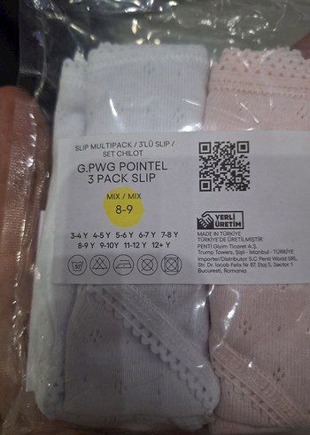 3'lü Pastel Renk Midi Çoçuk Külot Seti - Görsel 6