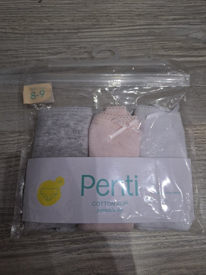 3'lü Pastel Renk Midi Çoçuk Külot Seti - Görsel 4