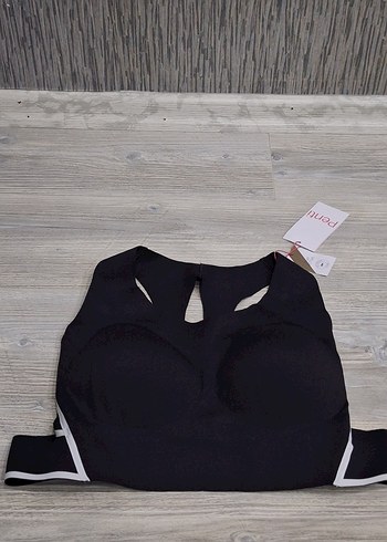 Siyah Midi Sporcu Sütyeni - Görsel 2