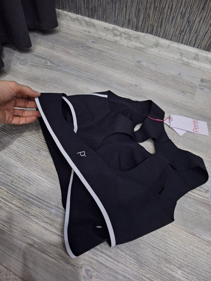 Siyah Midi Sporcu Sütyeni - Görsel 5