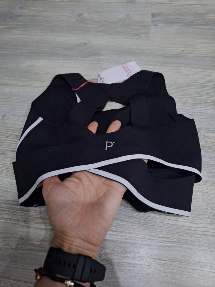 Siyah Midi Sporcu Sütyeni - Görsel 3