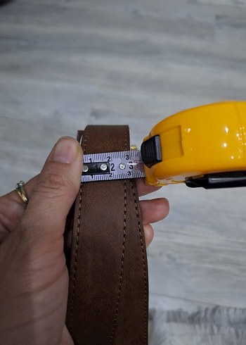 Defacto markalı, 100 cm uzunluğunda, kahverengi kemer. - Görsel 3