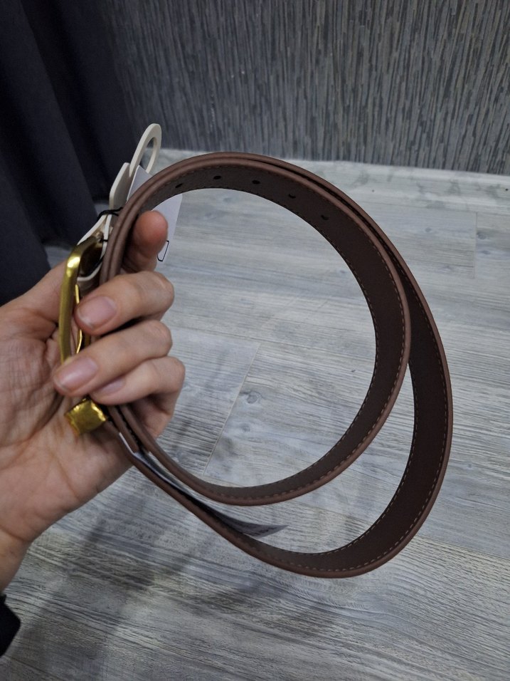 Defacto markalı, 100 cm uzunluğunda, kahverengi  kemer. - Görsel 2