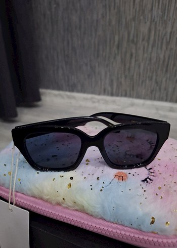 Parizyen Siyah Parlak Kadın Güneş Gözlüğü - Görsel 5