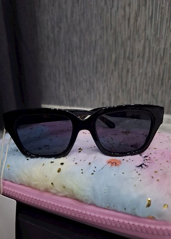 Parizyen Siyah Parlak Kadın Güneş Gözlüğü - Görsel 4