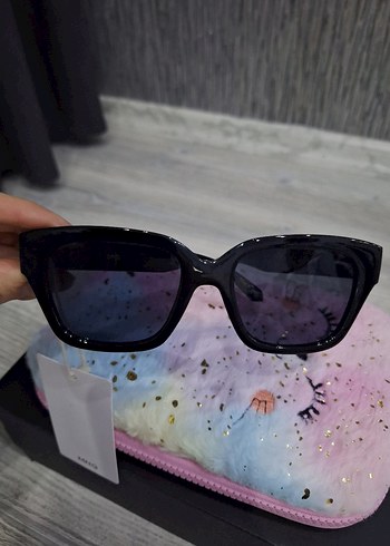 Parizyen Siyah Parlak Kadın Güneş Gözlüğü - Görsel 3