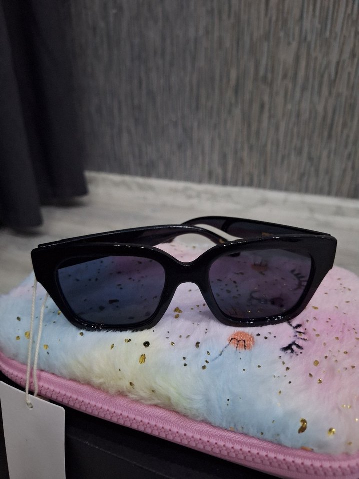 Parizyen Siyah Parlak Kadın Güneş Gözlüğü - Görsel 5