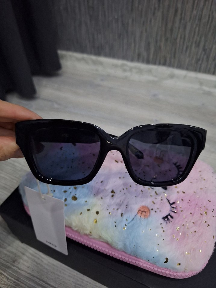 Parizyen Siyah Parlak Kadın Güneş Gözlüğü - Görsel 3