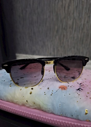 Parlak Siyah Rock Punk Kadın Gözlüğü - Görsel 7