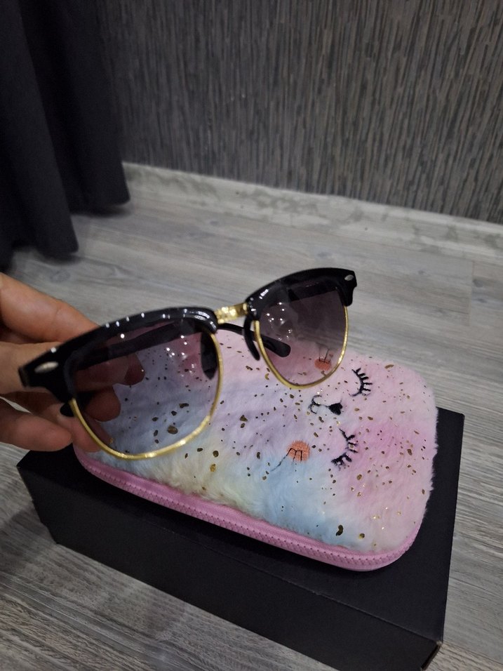 Parlak Siyah Rock Punk Kadın Gözlüğü - Görsel 5