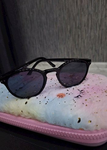 Parlak Siyah Gotik Kadın Güneş Gözlüğü - Görsel 6