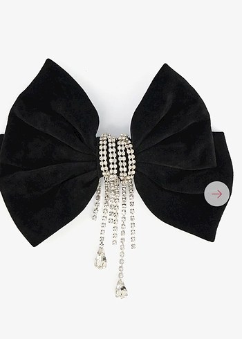 Penti Siyah Fiyonk Taşlı Saç Aksesuarı - Görsel 6