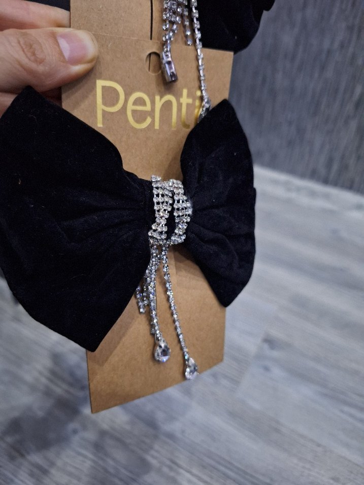 Penti Siyah Fiyonk Taşlı Saç Aksesuarı - Görsel 2