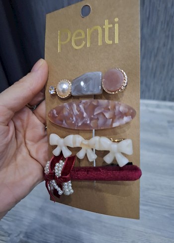 Penti Vintage Boncuklu Saç Tokası Seti - Görsel 2