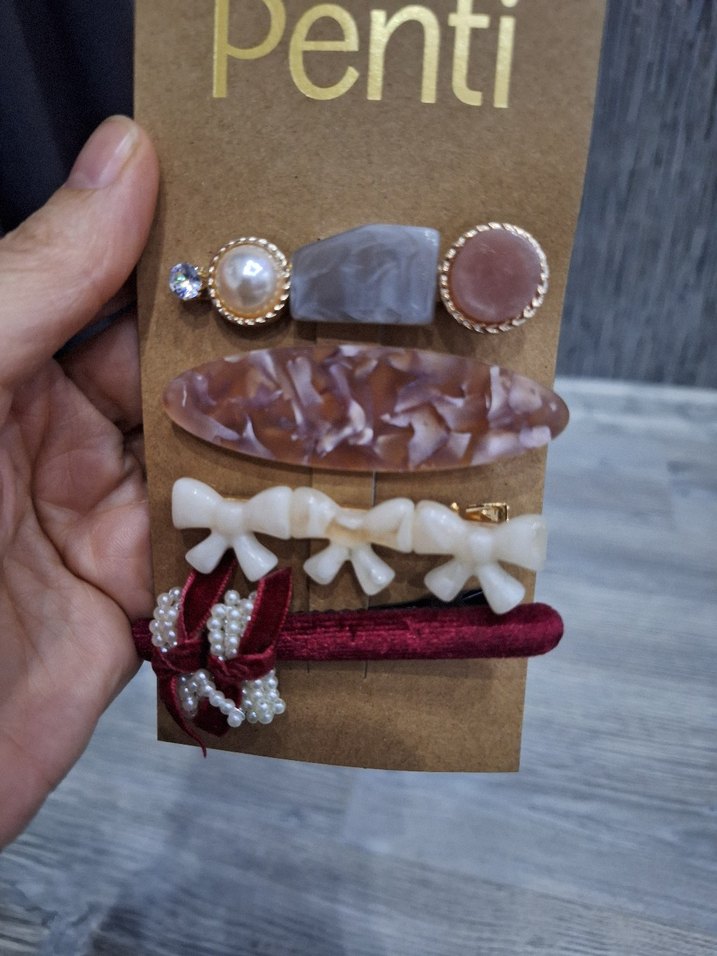 Penti Vintage Boncuklu Saç Tokası Seti - Görsel 3