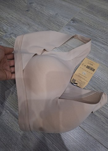 Bej Dikişsiz Spor Sütyeni - Görsel 4